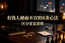 付费文章：有钱人秘而不宣的8条心法｜区分贫富思维-臭虾米项目网