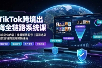 TikTok跨境出海全链路系统课-2026年7月:AI自动化内容|批量矩阵起号|蓝海选品回款全链路出海实操课程-臭虾米项目网