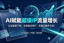 AI赋能超级IP流量增长：让流量留下来，无限接近用户，流量计触手可及！-臭虾米项目网