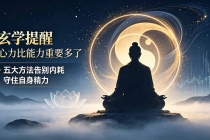 付费文章:玄学提醒-心力比能力重要多了,五大方法告别内耗守住自身精力-臭虾米项目网