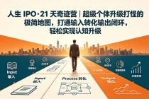 人生 IPO-21 天奇迹营｜超级个体升级打怪的极简地图，打通输入转化输出闭环，轻松实现认知升级-臭虾米项目网