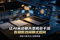 让AI从会聊天变成会干活，告别低效闲聊式提问，解锁AI数字员工搭建思维-臭虾米项目网