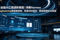 企业级AI工程进阶教程|详解Harness Engineering智能体架构,吃透SDD规范,落地商用RAG项目-臭虾米项目网