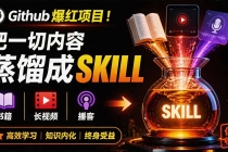 全网走红!GitHub上6.7K Star的开源项目,把任何书、长视频、播客蒸馏成AI工具,值得收藏 cangjie-skill-臭虾米项目网
