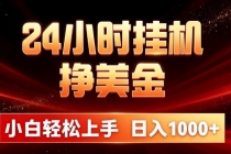 24小时挂机挣美金，简单易操作，小白轻松上手，日入1000+-臭虾米项目网
