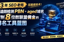 13 年 SEO 老炮压箱底技术!打造防检测 PBN+aged 域名,复制 8 位数联盟佣金的排名工具蓝图【原创双语字幕】-臭虾米项目网