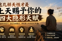 付费文章：这几样天性才是上天赐予你的四大隐形天赋-臭虾米项目网