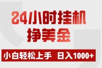 24小时挂机挣美金,小白轻松上手,日入1000+-臭虾米项目网